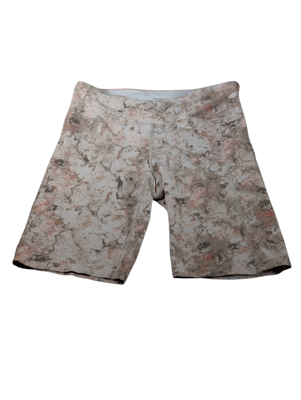 Calvin Klein Performance Marbled Tan Bike Shorts Size Large